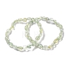 Natural Prehnite Beaded Stretch Bracelets BJEW-F414-02A-08-1