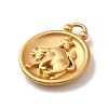 304 Stainless Steel Pendants STAS-L022-306MG-02-2