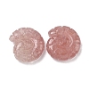 Natural Strawberry Quartz Conch Display Decorations DJEW-D303-01O-1