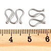 Non-Tarnish 304 Stainless Steel S-Hook Clasps STAS-L082-005P-3