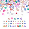 Craftdady 700Pcs 7 Styles Opaque Resin Cabochons CRES-CD0001-07-3