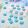 20Pcs Dyed Synthetic Turquoise Pendants PALLOY-TADJ00005-5