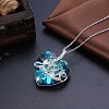 925 Sterling Silver Pendant Necklaces NJEW-BB32407-4