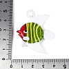 Handmade Lampwork Pendants LAMP-T025-02E-3