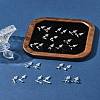 2 Pairs Alloy Stud Earrings for Women EJEW-FS0001-27F-11