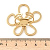 304 Stainless Steel Open Cuff Rings for Women RJEW-U060-04A-G-3