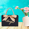 4Pcs Rectangle Paper Wrapping Handle Bags with Ribbon CARB-LP0001-46-3