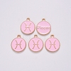 Alloy Enamel Pendants ENAM-S124-01B-09H-2