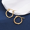 304 Stainless Steel Hoop Earrings EJEW-D195-M-7