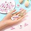 10Pcs Valentine's Day Resin Pendants FIND-YW0007-92A-4