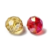 Electroplate Faceted Rondelle AB Color Plated Transparent Glass Beads GLAA-R152-10mm-M2-5