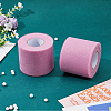 50 Yards Elastic Polyester Deco Mesh Ribbons SRIB-WH0011-129B-4