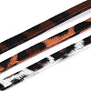 5M Flat Leopard Print PU Leather Double Fold Bias Tape LC-N006-03B-1