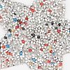 Fingerinspire 8Pcs 5 Style Glitter Hotfix Rhinestone DIY-FG0002-34-4