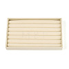6-Slot Rectangle Velvet Wedding Ring Storage Display Trays AJEW-WH0471-129B-01-1