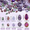280Pcs 5 Styles Glass Beads Strands GLAA-SC0002-11-2