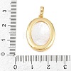 Brass with White Shell Pendants SH-CBA56CE-08G-02-3