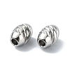 Non-Tarnish 316 Surgical Stainless Steel Bead STAS-H191-06A-P-2