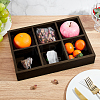 6 Grids MDF Desktop Jewelry Storage Trays ODIS-WH0099-210-4