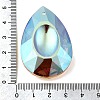 Electroplated Glass Pendants X-GLAA-G122-07C-3
