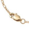 Brass Twisted Link Chain Necklace Making NJEW-JN04866-5
