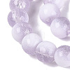 Crackle Glass Beads Strands GLAA-U001-6mm-04-3