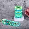 20Pcs 5 Colors Polymer Clay Heishi Surfer Stretch Bracelets Set BJEW-SW00132-4