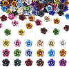 108Pcs 18 Colors Aluminum Beads FALUM-TA0001-01-11