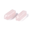 Natural Rose Quartz Pendants G-Q601-27G-2