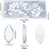 Fingerinspire 200Pcs Acrylic Rhinestone Cabochons OACR-FG0001-12-2