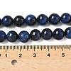 Grade B Natural Tiger Eye Beads Strands G-F591-18-8mm-01-5