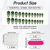 1Set Plastic Full Cover Press On False Nails MRMJ-CP0001-69-2