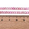 Anti-Tarnish Electroplate Rondelle Glass Beads Strands EGLA-T021-3mm-17-14-4