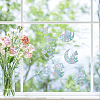 Waterproof PVC Colored Laser Stained Window Film Adhesive Stickers DIY-WH0256-020-7