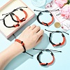 6Pcs Waxed Polyester Cord Bracelets BJEW-YW00018-01-4