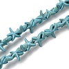 Synthetic Turquoise Dyed Beads Strands G-B184-C02-01-1