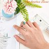 Tarnish Resistant Adjustable 304 Stainless Steel Finger Rings Components STAS-E144-026-14mm-3