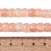 Ombre Effect Dyed Glass Beads Strands GLAA-Q106-05B-A02-4