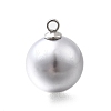 ABS Plastic Imitation Pearl Pendants FIND-H052-01H-02P-1