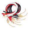 6Pcs 3 Colors 3MM Nylon Braided Cord Necklace Making AJEW-TA00058-2