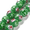 Handmade Lampwork Bumpy Beads Strands LAMP-A005-01C-1