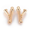 Brass Pendants X-KK-T038-193G-Y-1