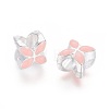 Alloy Enamel European Beads MPDL-R006-04-1