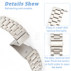 2Pcs 2 Colors 303 Stainless Steel Quick Release Watch Bands FIND-DC0001-20-4