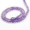 Natural Amethyst Round Bead Strands G-E250-16-3