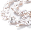 Natural Baroque Pearl Keshi Pearl Beads Strands PEAR-S019-04A-4