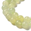 Natural New Jade Round Beads Strands G-L348-01-8mm-5