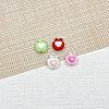 Baking Paint Alloy Enamel Beads FIND-G092-10-1