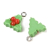 Christmas Theme Opaque Resin Pendants RESI-S08-02N-2