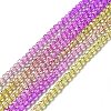 Transparent Gradient Color Glass Beads Strands X1-GLAA-H021-01B-03-2
